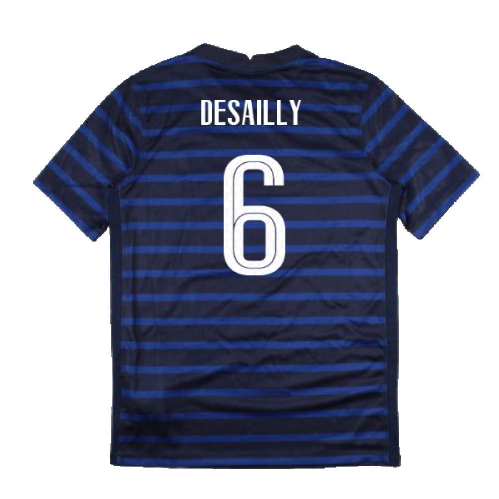 France 2020-21 Home Shirt (Mint) (Desailly 6)_1