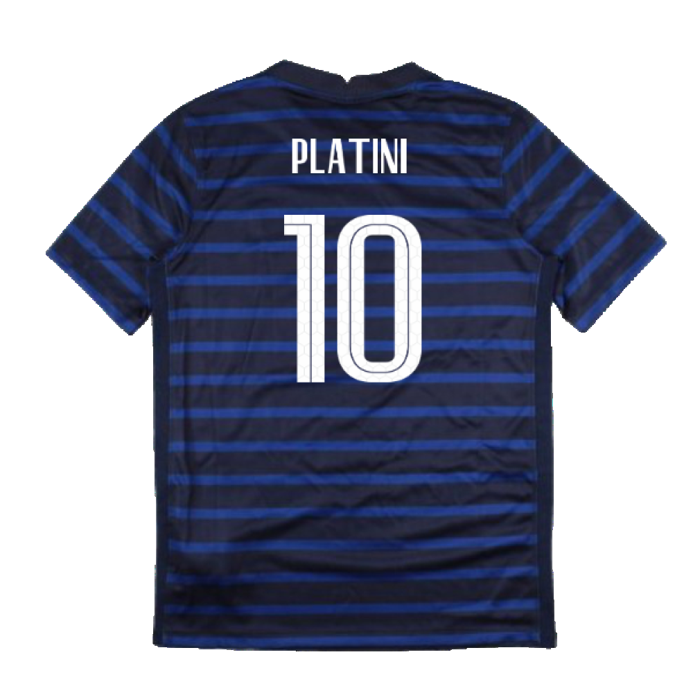 France 2020-21 Home Shirt (Mint) (Platini 10)_1