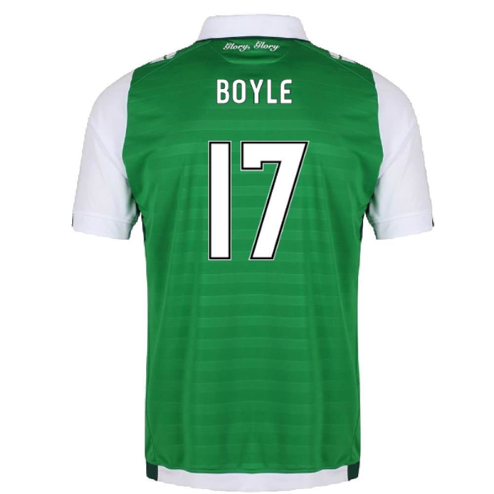 Hibernian 2017-18 Home Shirt (Excellent) (Boyle 17)_1