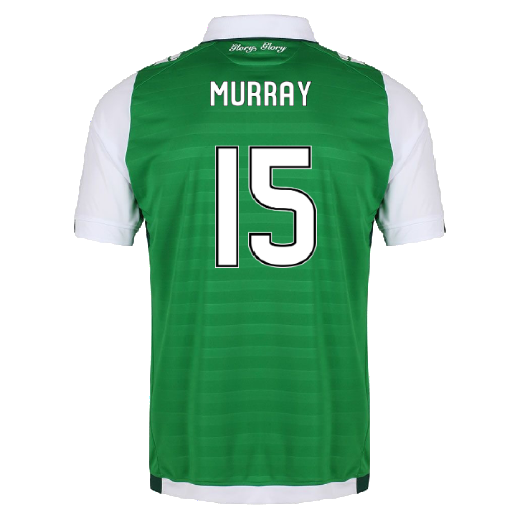 Hibernian 2017-18 Home Shirt (Excellent) (Murray 15)_1