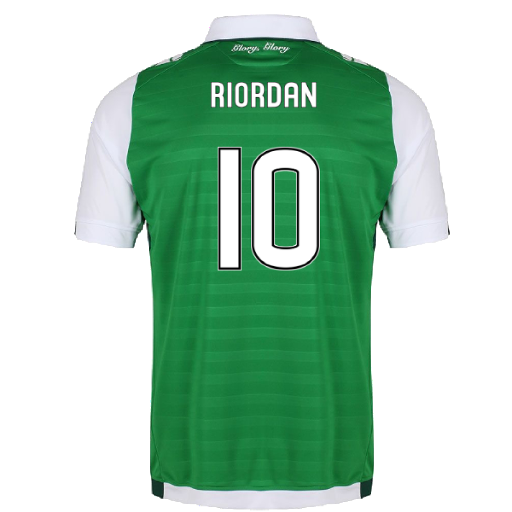 Hibernian 2017-18 Home Shirt (Excellent) (Riordan 10)_1