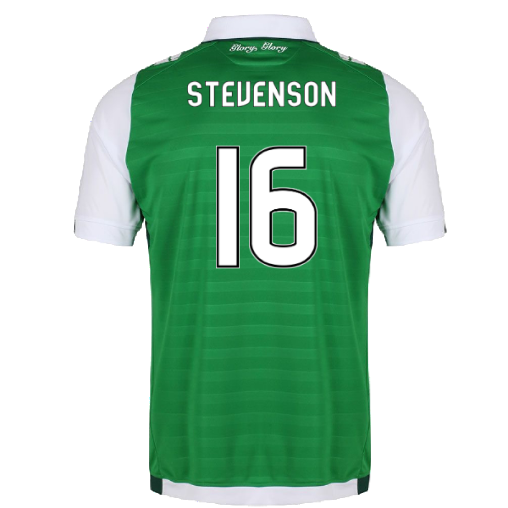 Hibernian 2017-18 Home Shirt (Excellent) (Stevenson 16)_1