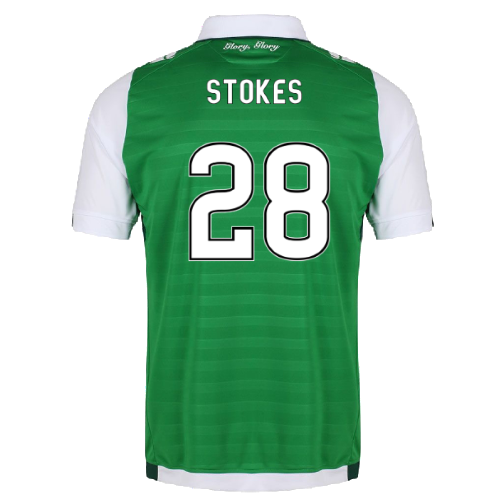 Hibernian 2017-18 Home Shirt (Excellent) (Stokes 28)_1