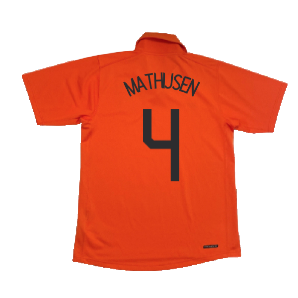 Holland 2006-08 Home Shirt (M) (Excellent) (Mathijsen 4)_1