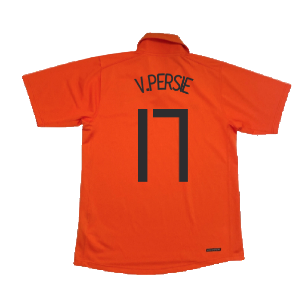 Holland 2006-08 Home Shirt (M) (Excellent) (V.Persie 17)_1