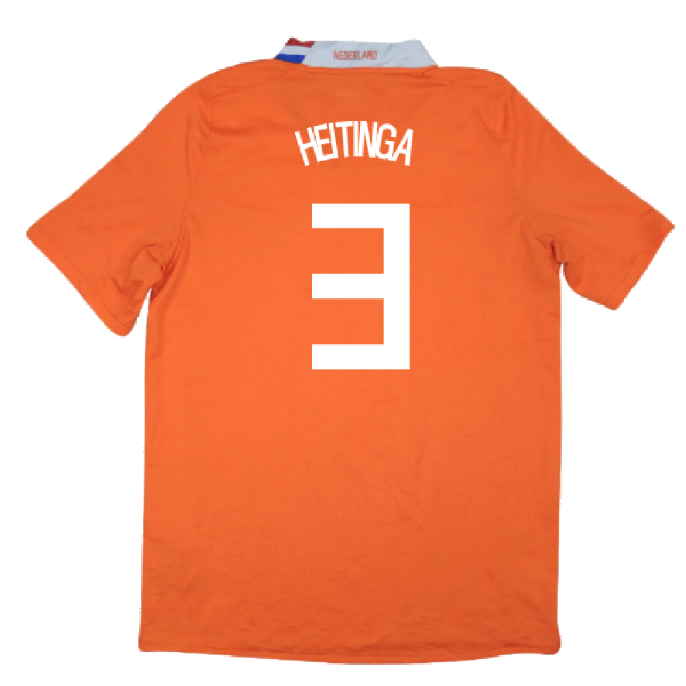 Holland 2008-10 Home Shirt (XL) (Excellent) (Heitinga 3)_1