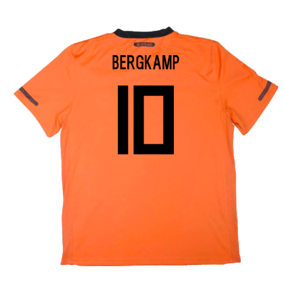 Holland 2010-11 Home Shirt (M) (Mint) (Bergkamp 10)_1