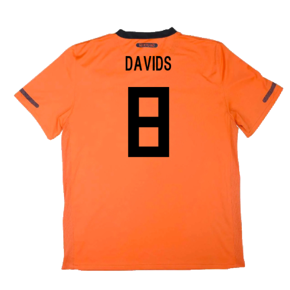 Holland 2010-11 Home Shirt (M) (Mint) (Davids 8)_1