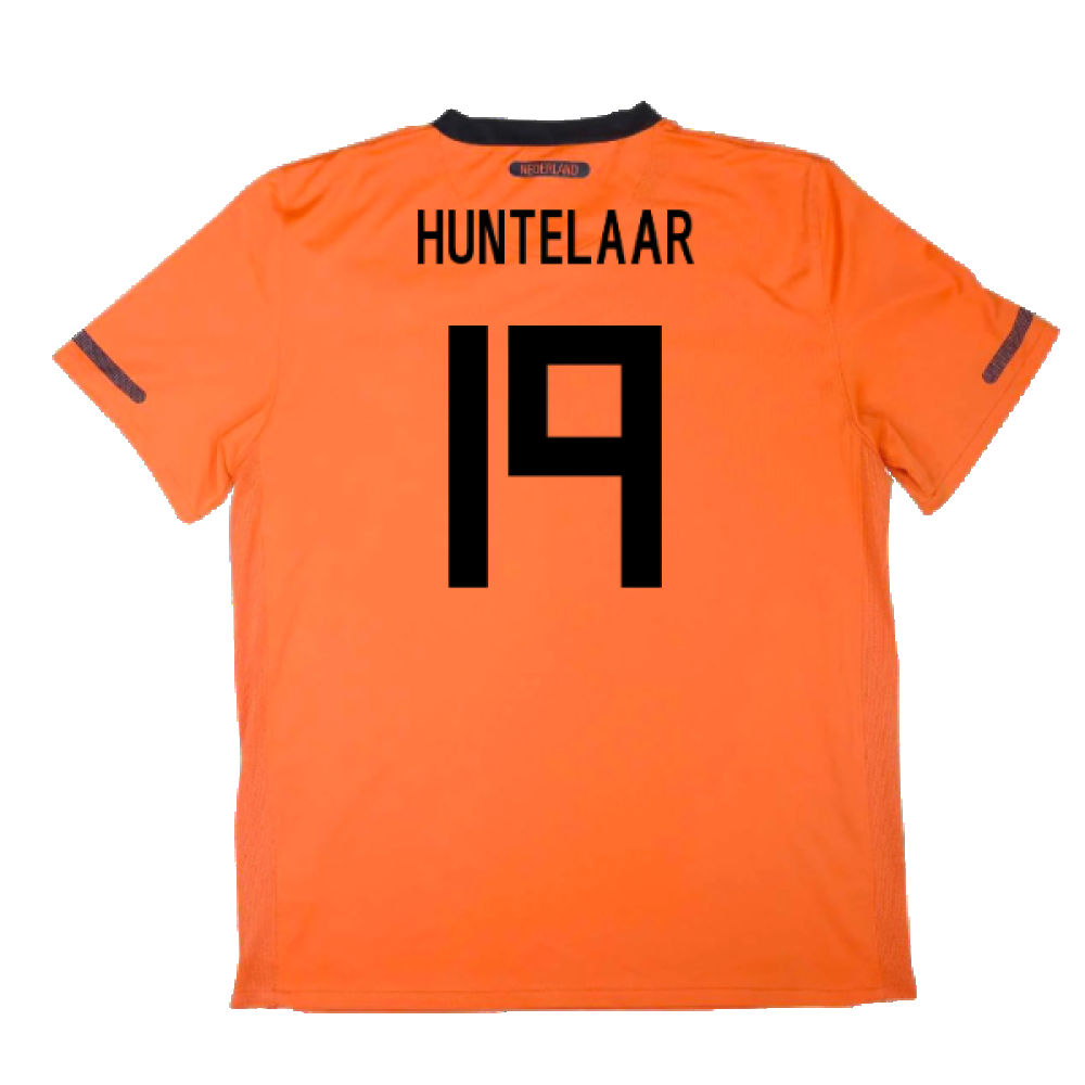 Holland 2010-11 Home Shirt (M) (Mint) (Huntelaar 19)_1