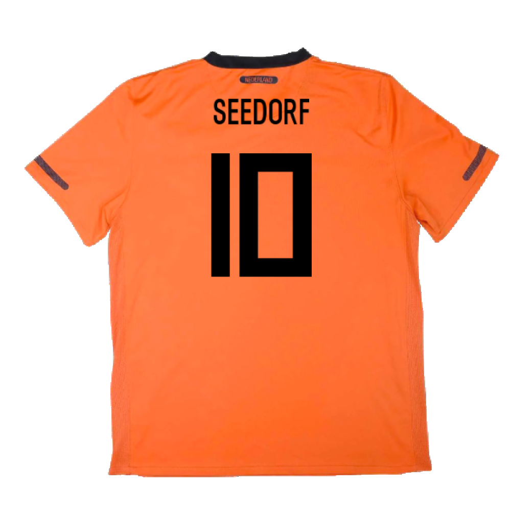 Holland 2010-11 Home Shirt (M) (Mint) (Seedorf 10)_1