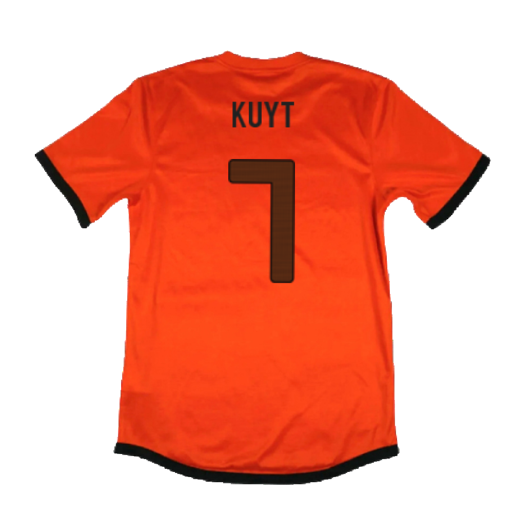 Holland 2012-13 Home Shirt (L) (Good) (Kuyt 7)_1