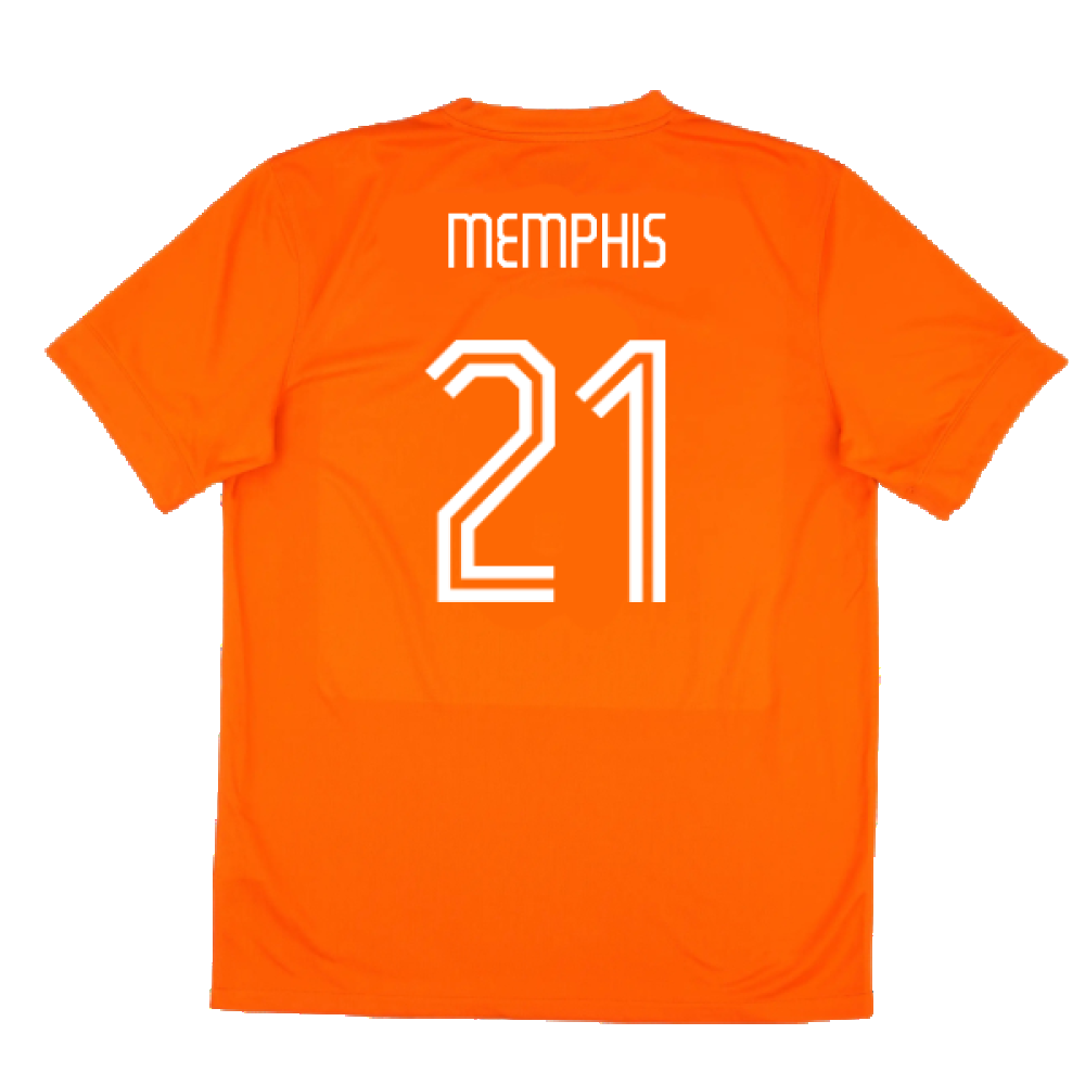 Holland 2014-15 Home Shirt (M) (Very Good) (Memphis 21)_1