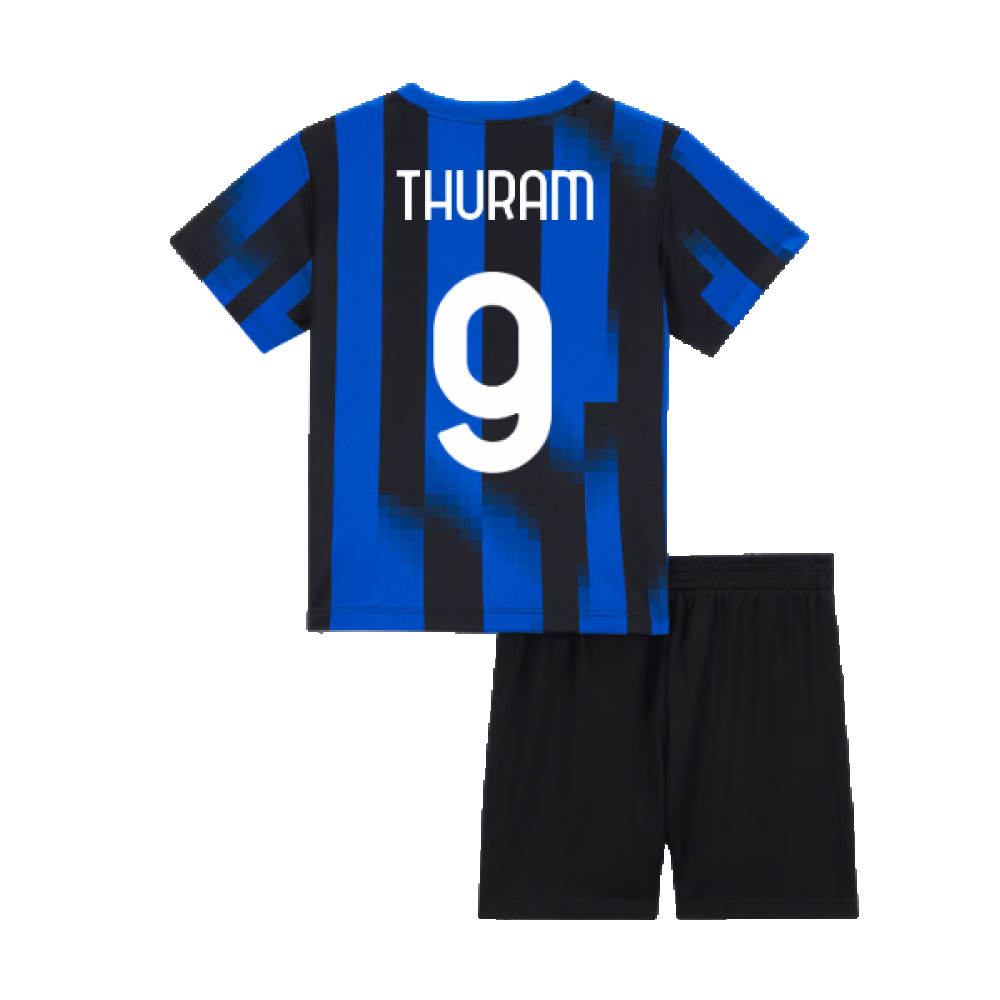 Inter Milan 2023-24 Home Mini Kit (XS Boys) (Thuram 9) (Excellent)_1