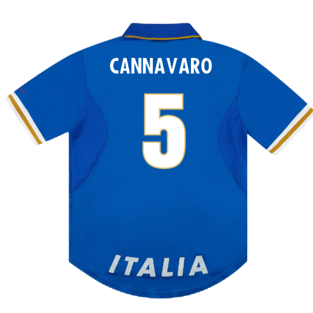 Italy 1996-97 Home Shirt (Very Good) (CANNAVARO 5)_1