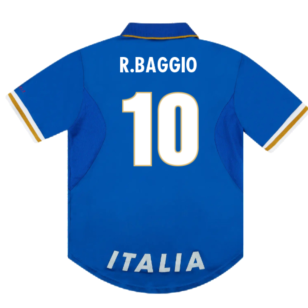 Italy 1996-97 Home Shirt (L) (Excellent) (R.BAGGIO 10)_1