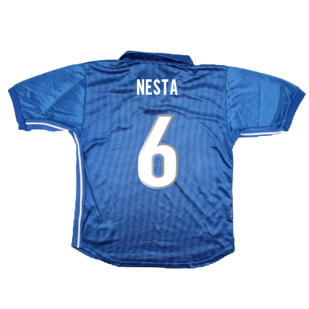 Italy 1998-99 Home Shirt (XL Boys) (Very Good) (Nesta 6)_1