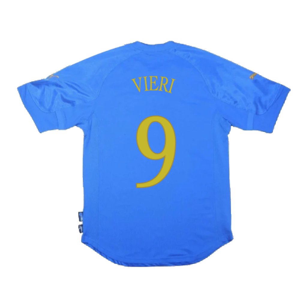 Italy 2004-06 Home Shirt (S) (Good) (Vieri 9)_1