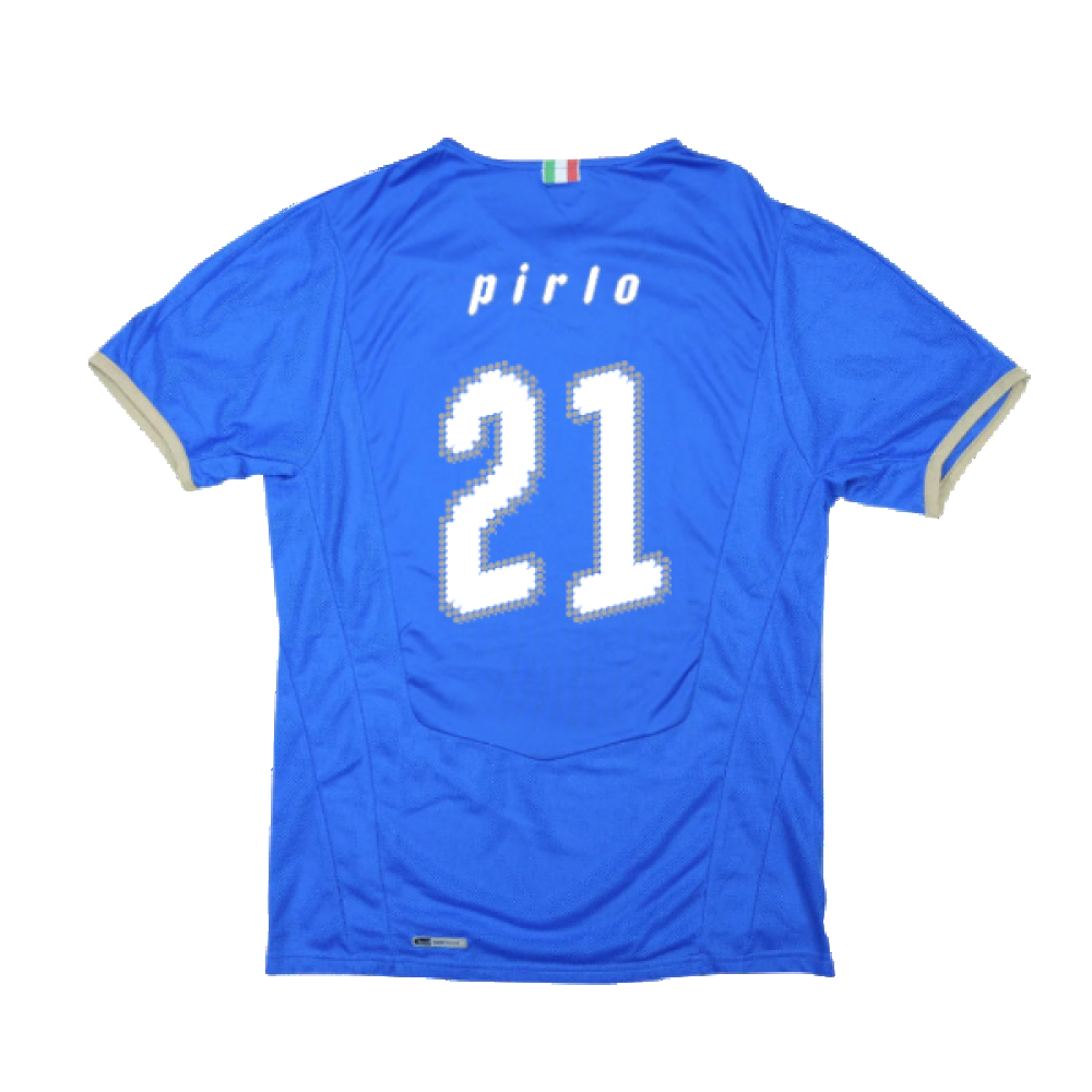 Italy 2008-09 Home Shirt (Good) (Pirlo 21)_1