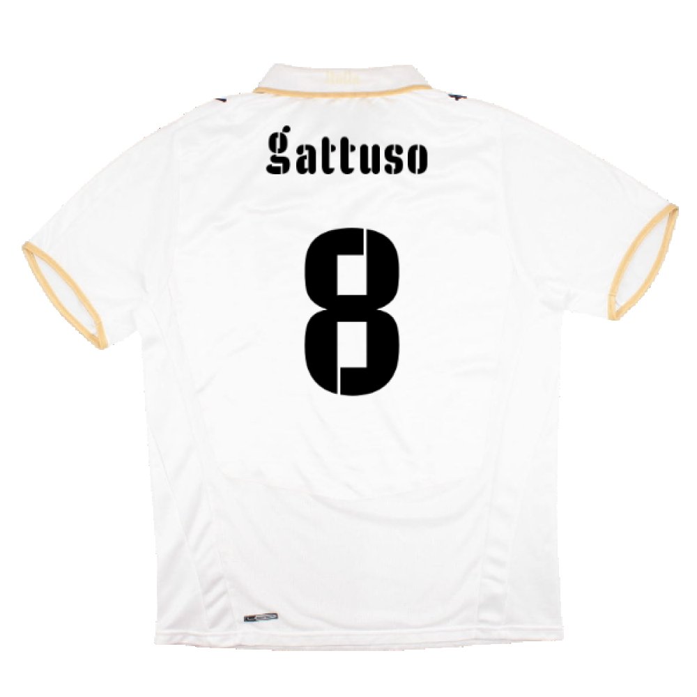 Italy 2008-09 Away Shirt (L) (Very Good) (Gattuso 8)_1