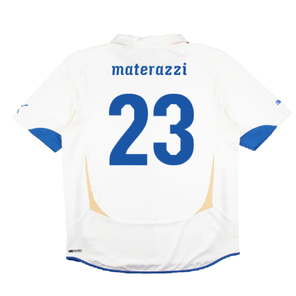 Italy 2010-11 Away Shirt (Very Good) (Materazzi 23)_1