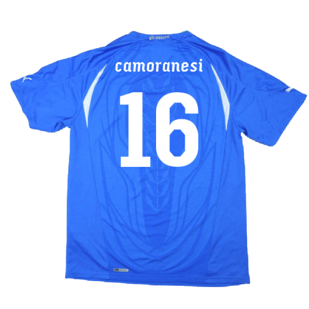 Italy 2010-11 Home Shirt (XL) (Very Good) (Camoranesi 16)_1