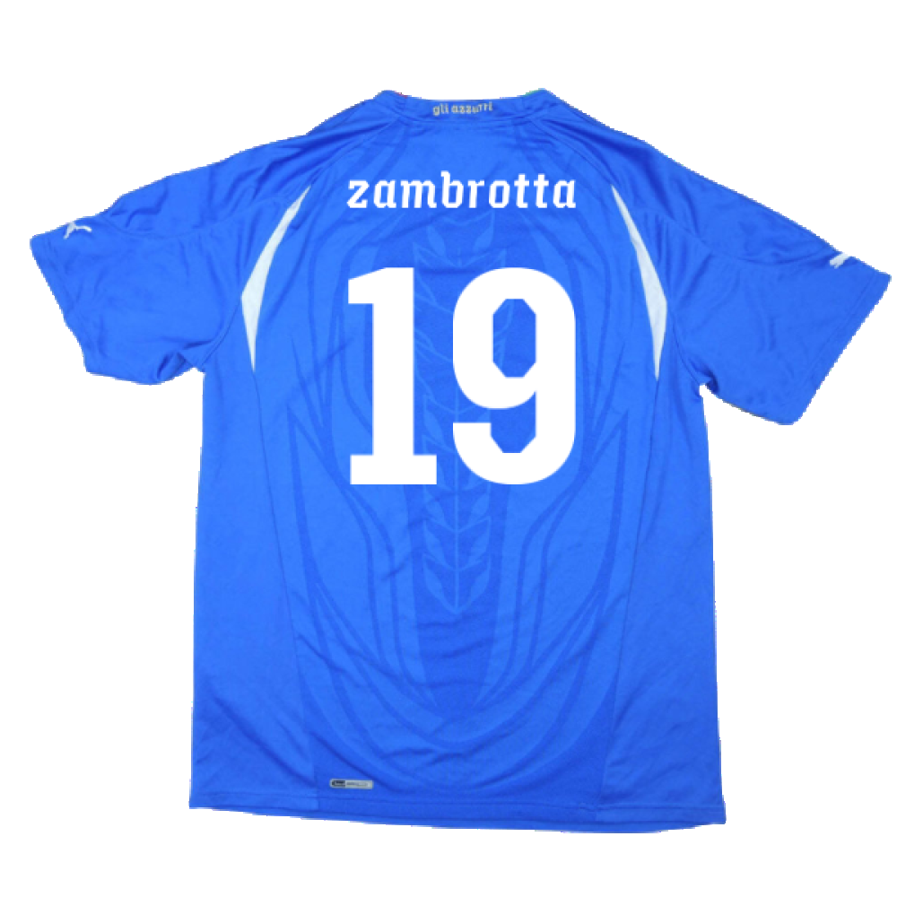 Italy 2010-11 Home Shirt (xl) (Good) (Zambrotta 19)_1