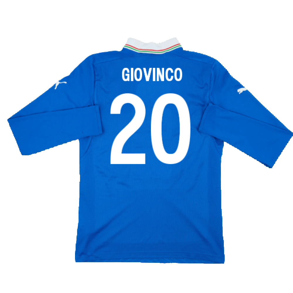 Italy 2012-13 Home Long Sleeve Shirt (S) (Fair) (Giovinco 20)_1