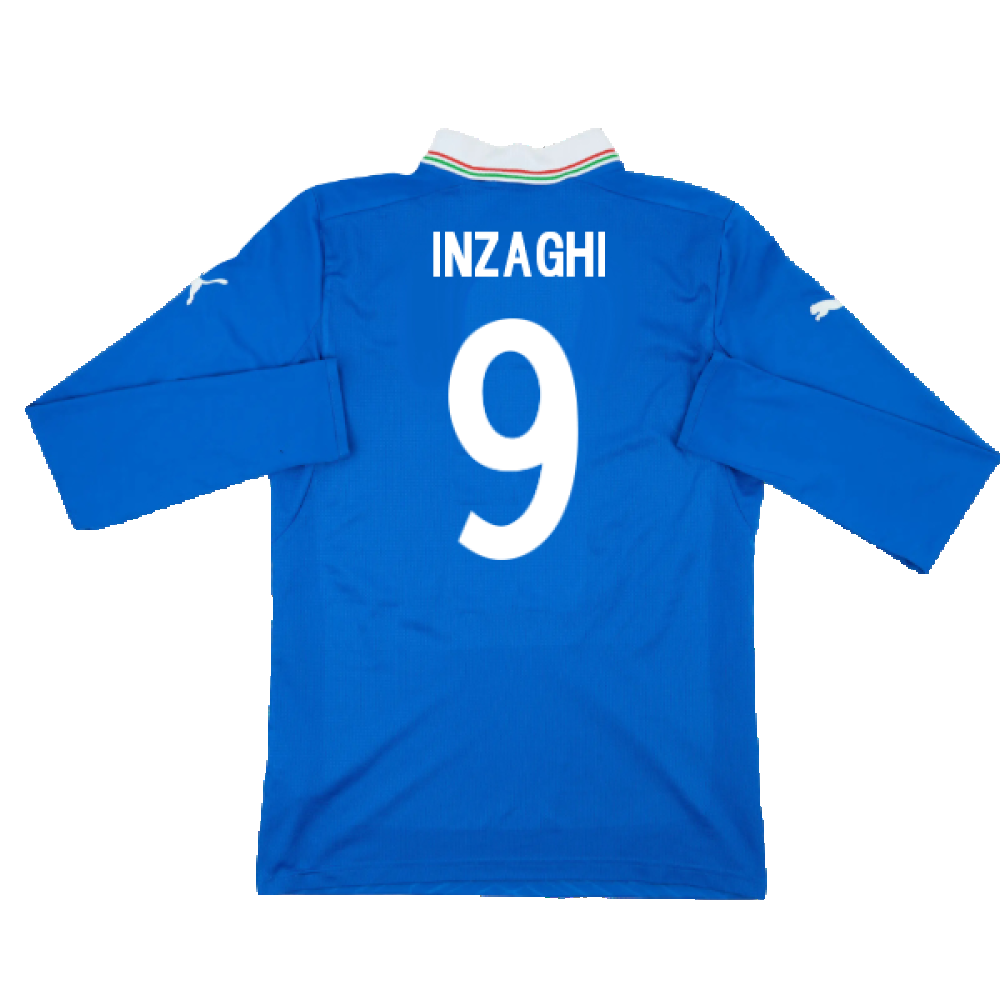 Italy 2012-13 Home Long Sleeve Shirt (S) (Fair) (INZAGHI 9)_1