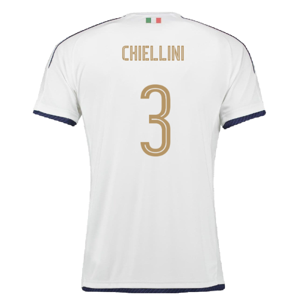 Italy 2016-17 Away Shirt (L) (Very Good) (Chiellini 3)_1