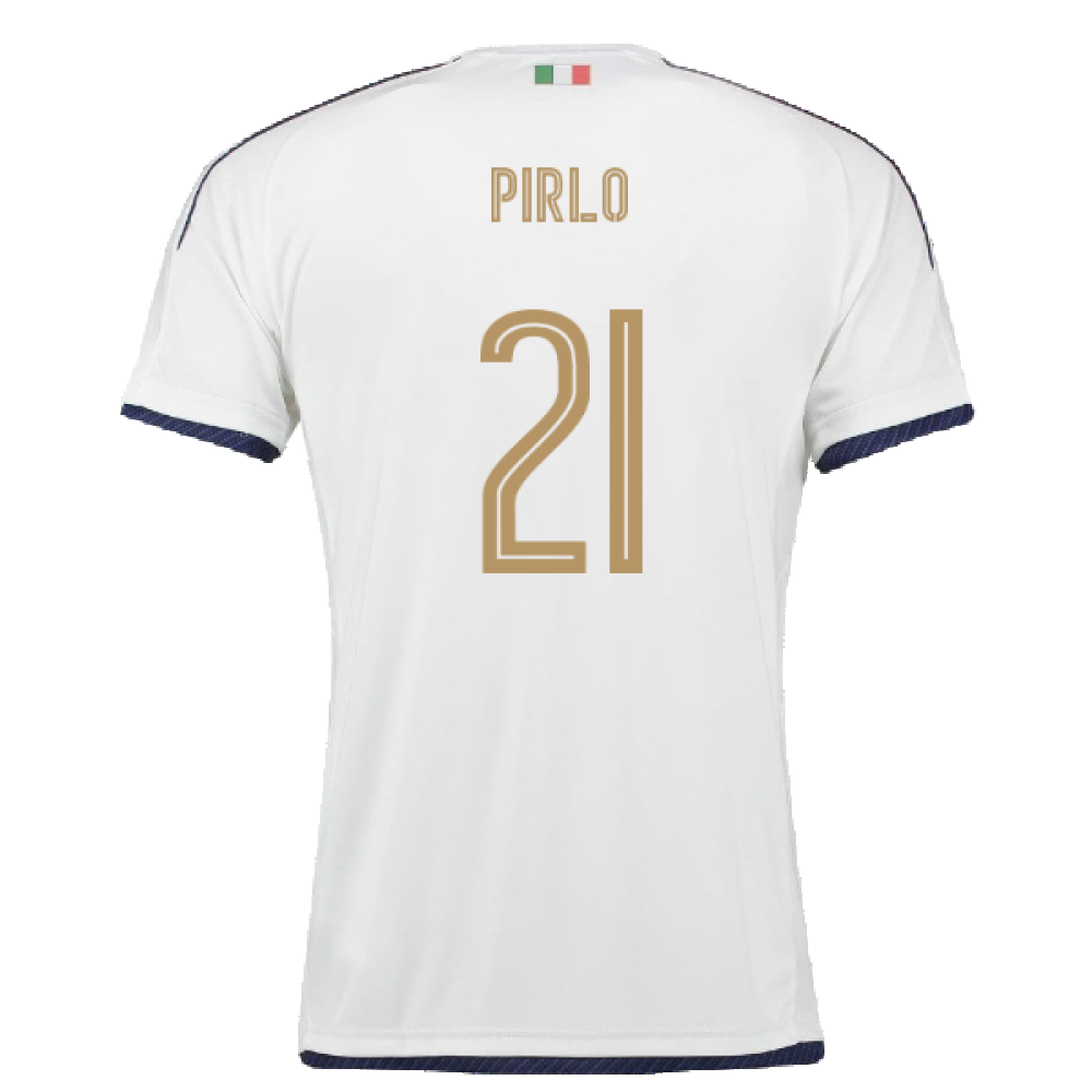 Italy 2016-17 Away Shirt (M) (Excellent) (Pirlo 21)_1