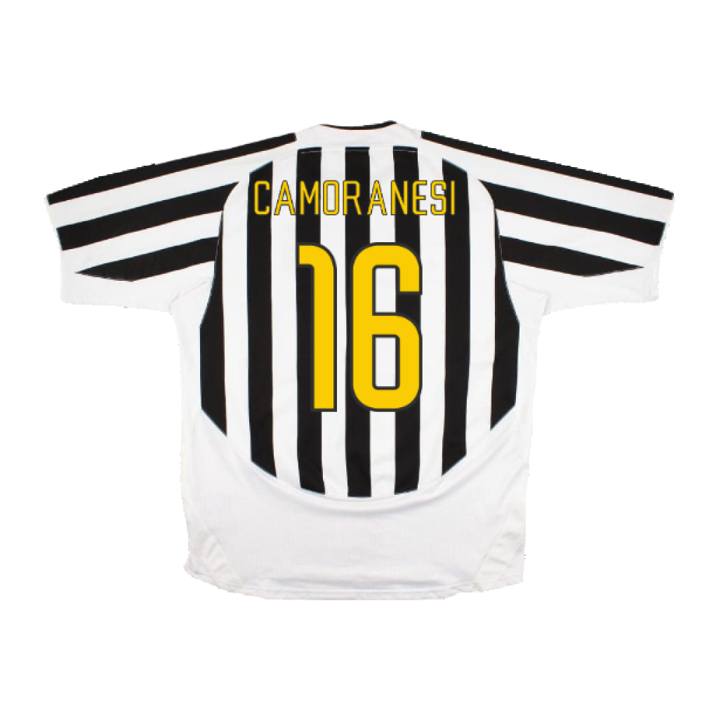 Juventus 2003/2004 Home Shirt (Excellent) (Camoranesi 16)_1