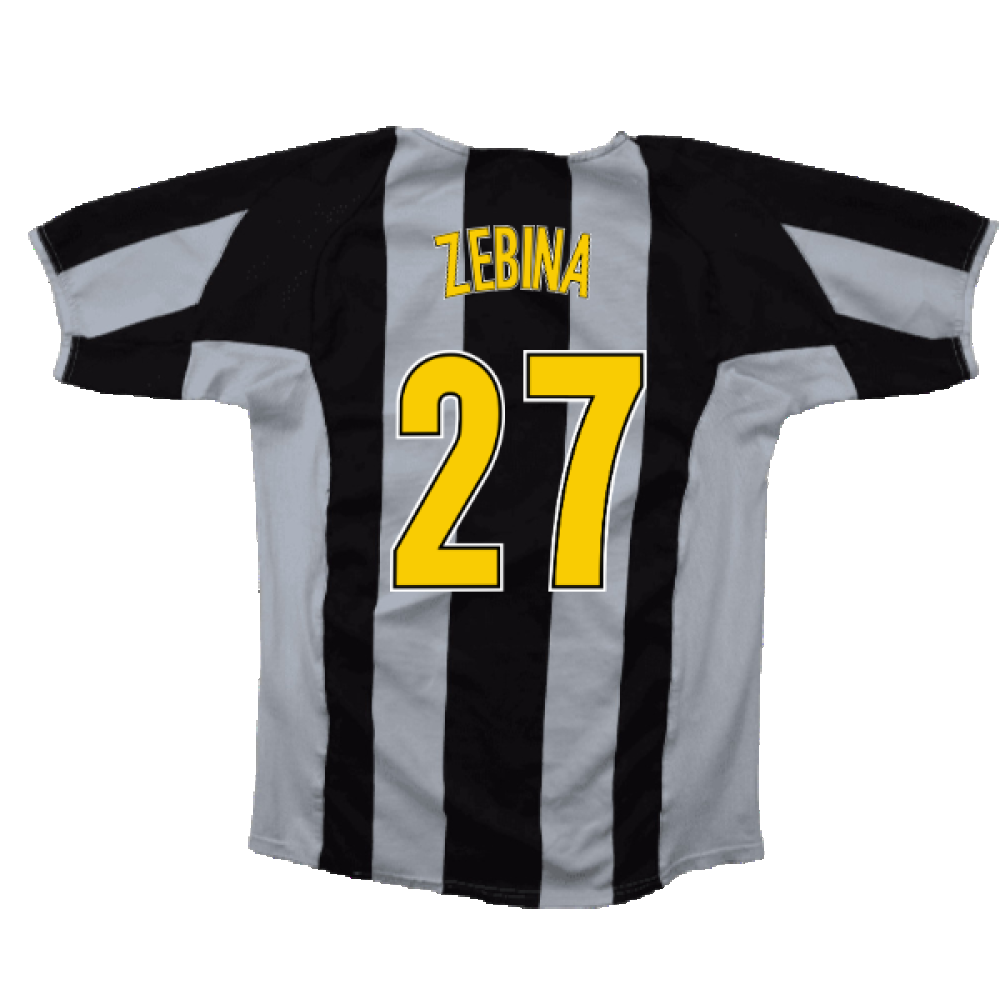 Juventus 2004-05 Home Shirt (XL) (Excellent) (Zebina 27)_1