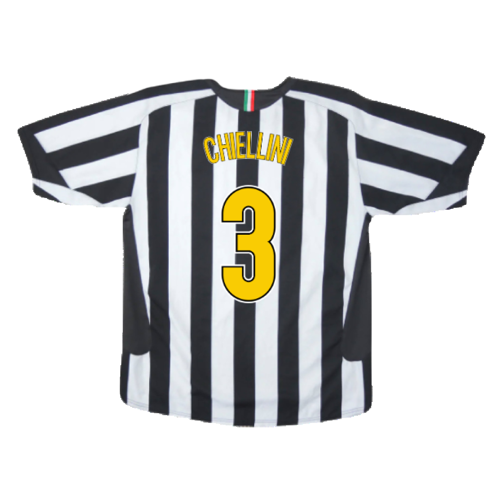 Juventus 2005-06 Home Shirt (XL) (Very Good) (Chiellini 3)_1