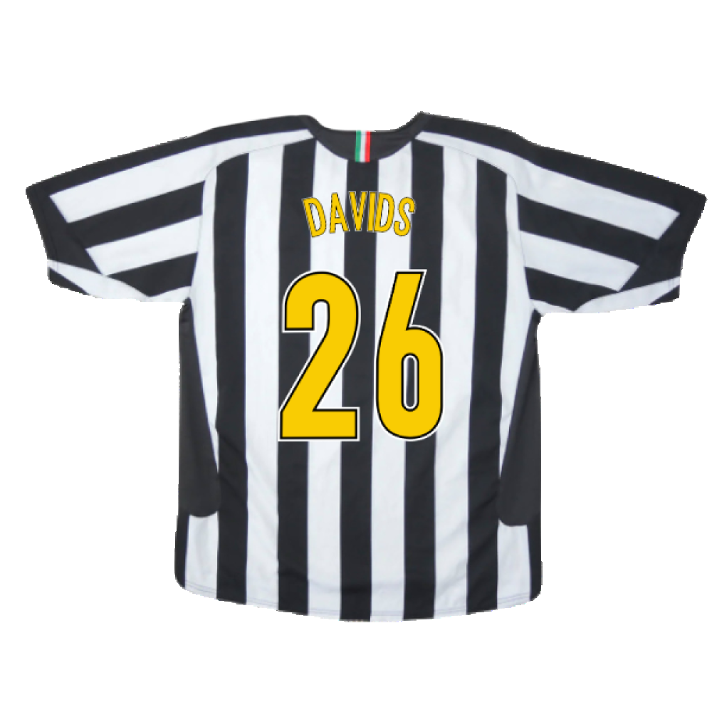 Juventus 2005-06 Home Shirt (XL) (Very Good) (Davids 26)_1