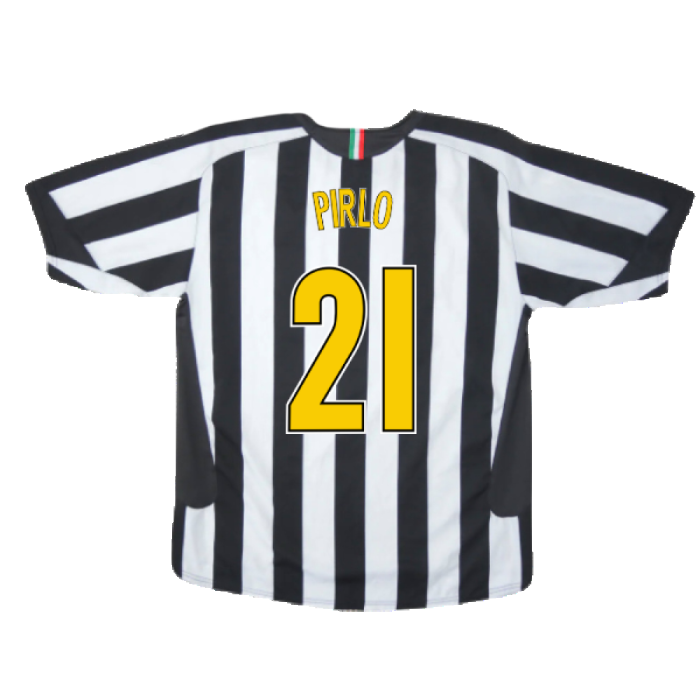 Juventus 2005-06 Home Shirt (XL) (Very Good) (Pirlo 21)_1