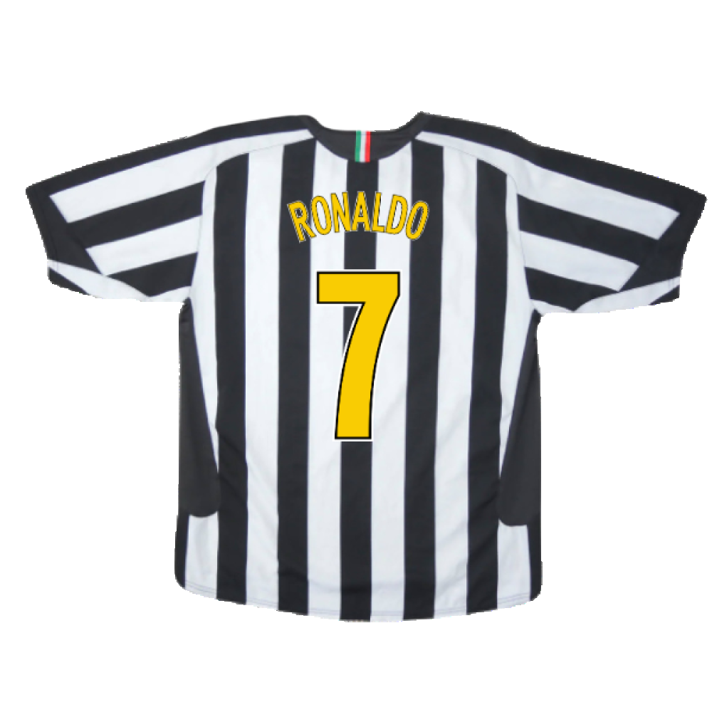 Juventus 2005-06 Home Shirt (XL) (Very Good) (Ronaldo 7)_1