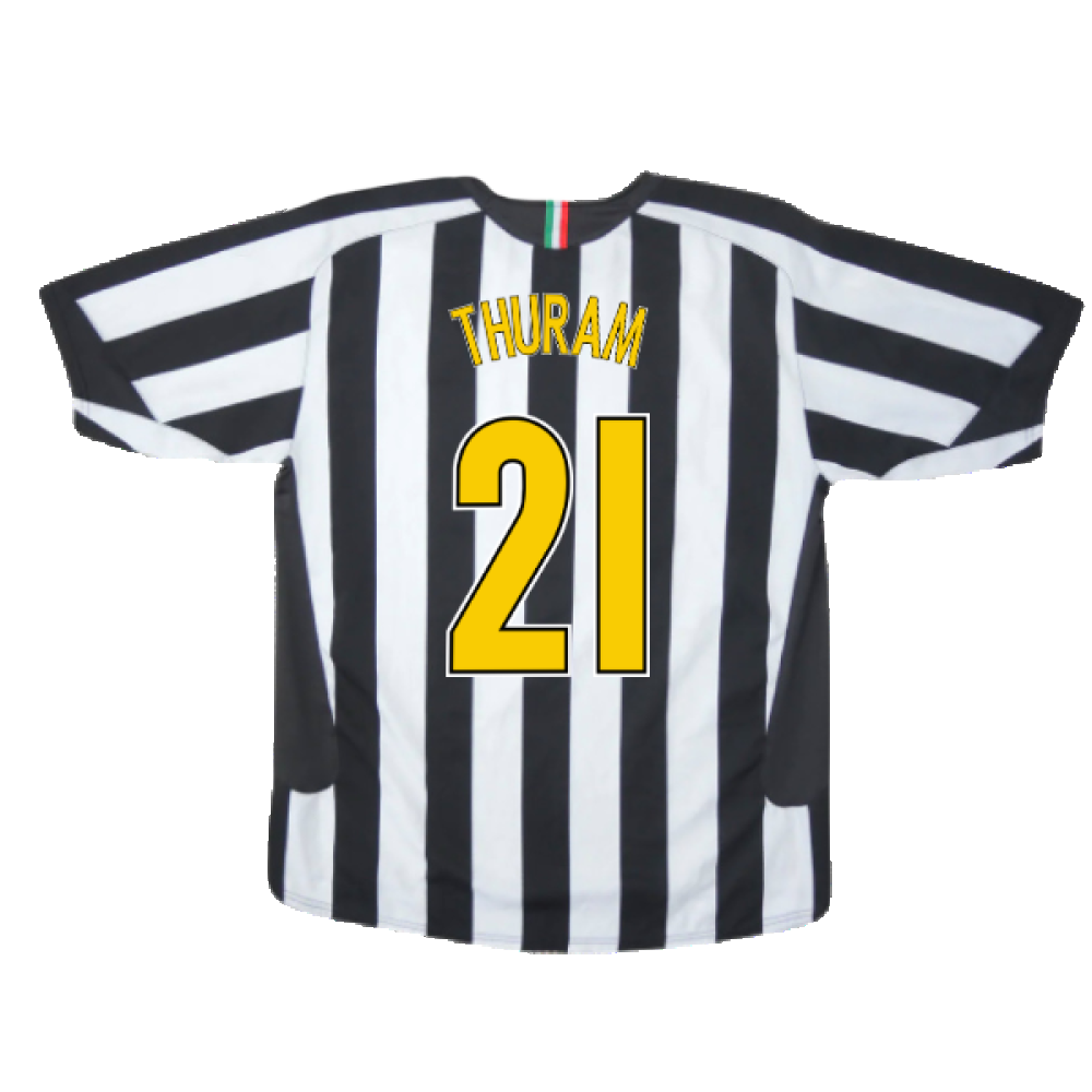 Juventus 2005-06 Home Shirt (XL) (Very Good) (Thuram 21)_1