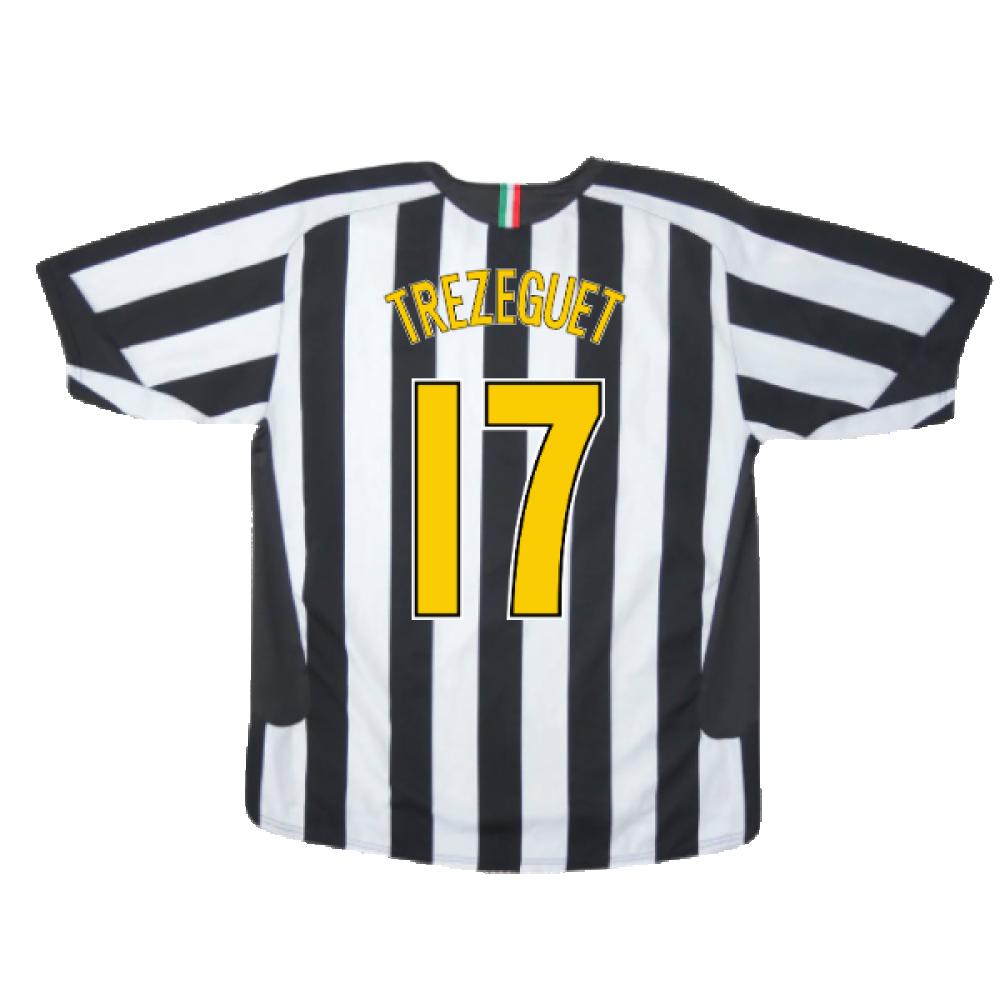 Juventus 2005-06 Home Shirt (XL) (Very Good) (Trezeguet 17)_1