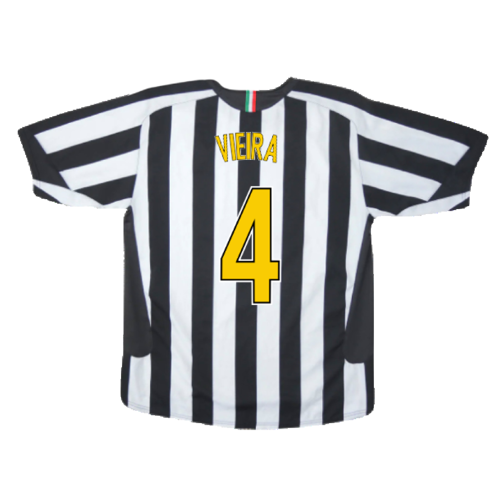 Juventus 2005-06 Home Shirt (XL) (Very Good) (Vieira 4)_1