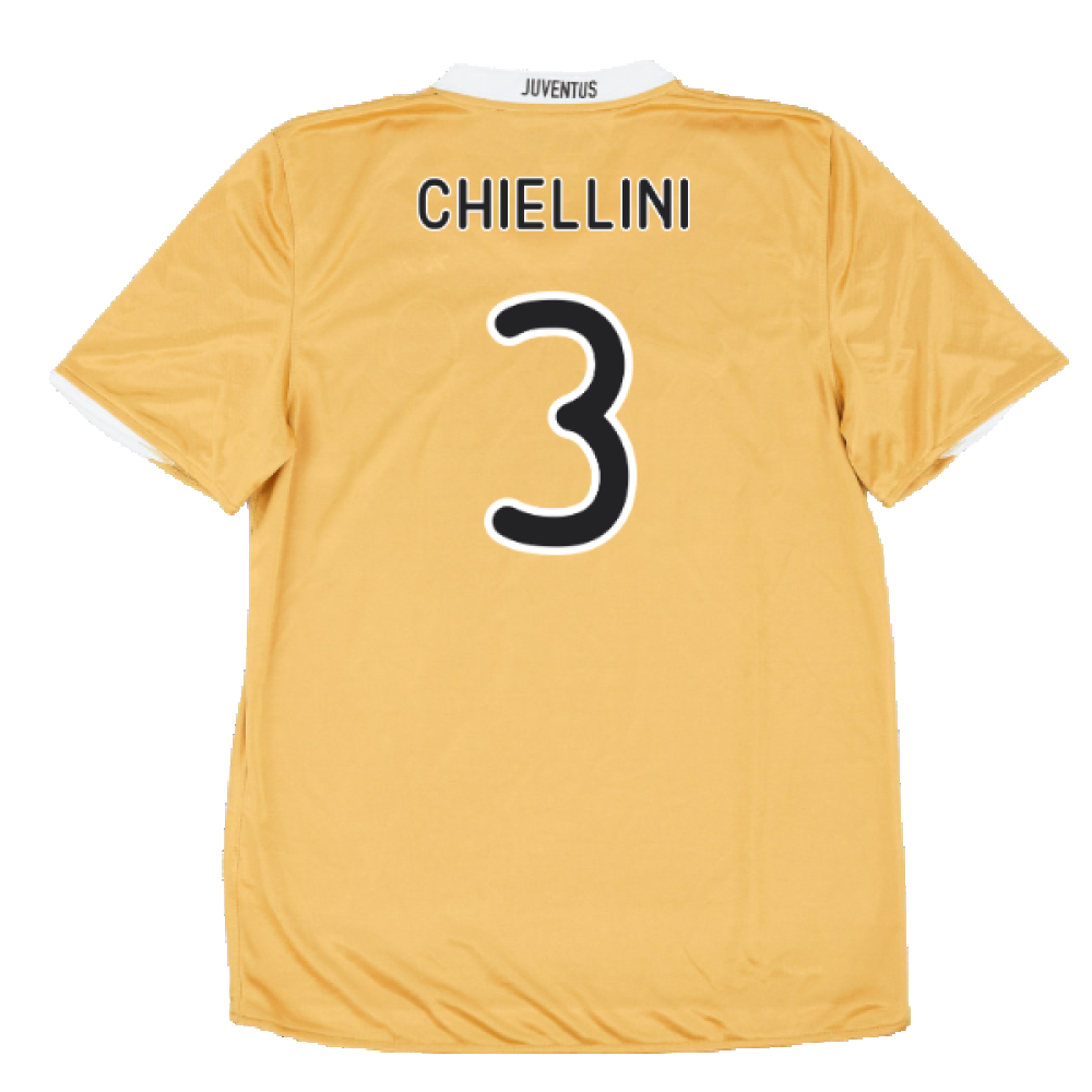 Juventus 2008-09 Away Shirt (Very Good) (Chiellini 3)_1