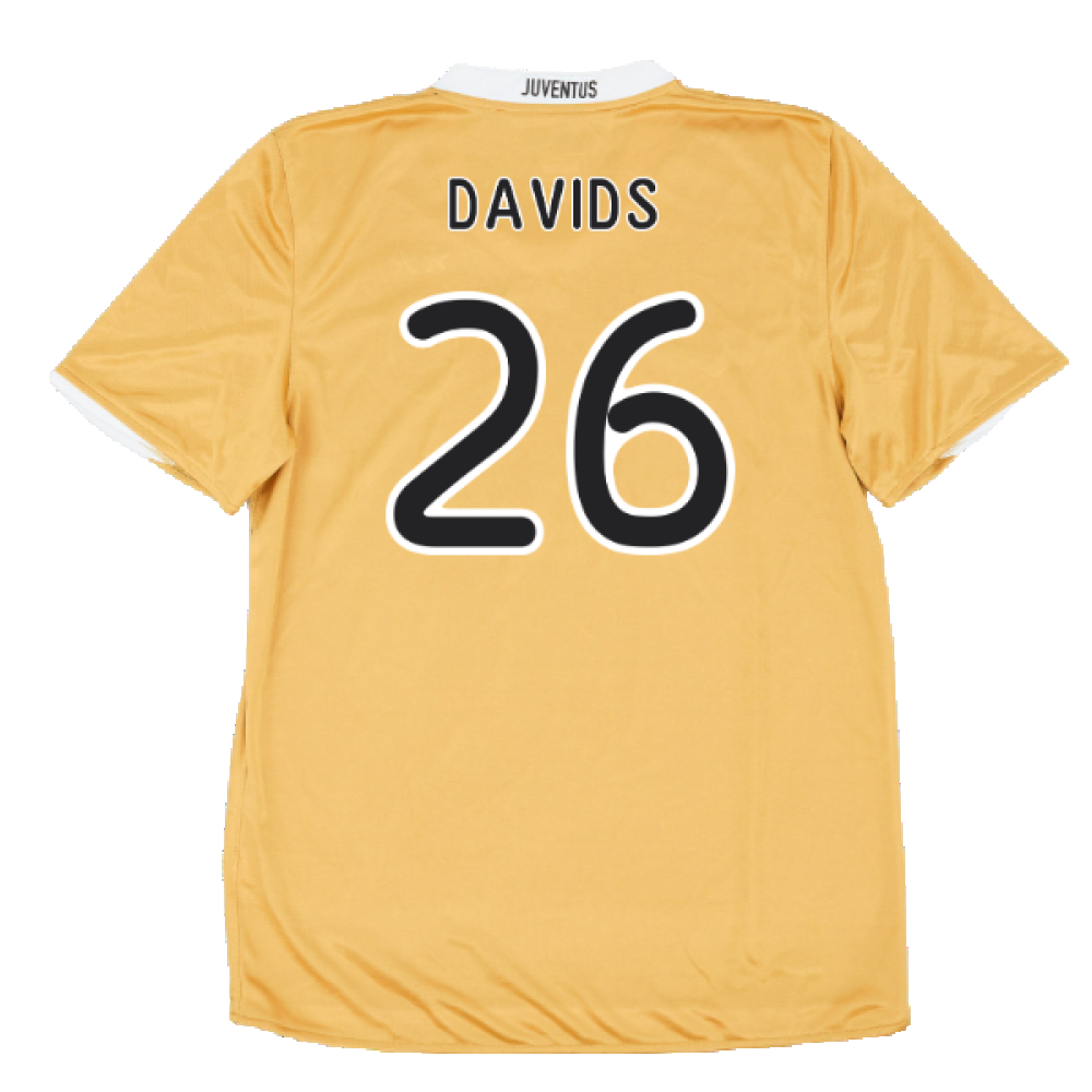 Juventus 2008-09 Away Shirt (Very Good) (Davids 26)_1