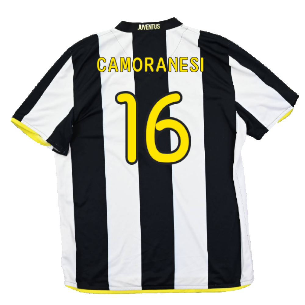 Juventus 2008-09 Home Shirt (XL) (Excellent) (Camoranesi 16)_1