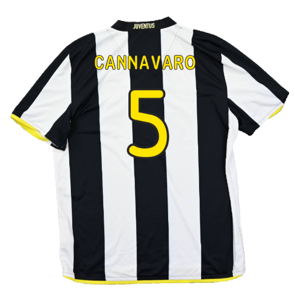 Juventus 2008-09 Home Shirt (XL) (Excellent) (Cannavaro 5)_1