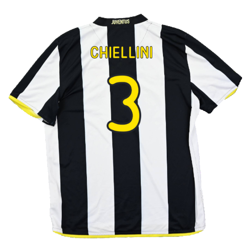 Juventus 2008-09 Home Shirt (XL) (Excellent) (Chiellini 3)_1