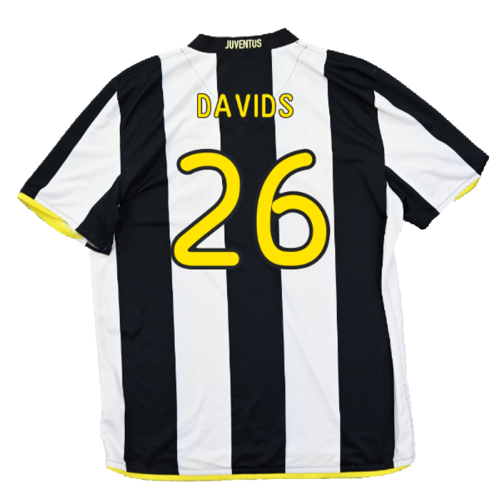 Juventus 2008-09 Home Shirt (XL) (Excellent) (Davids 26)_1