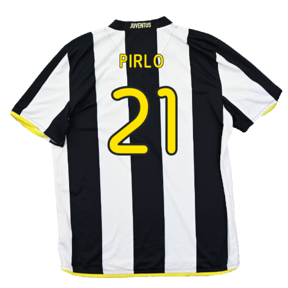 Juventus 2008-09 Home Shirt (XL) (Excellent) (Pirlo 21)_1