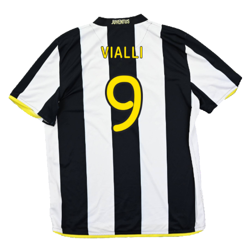 Juventus 2008-09 Home Shirt (XL) (Excellent) (Vialli 9)_1