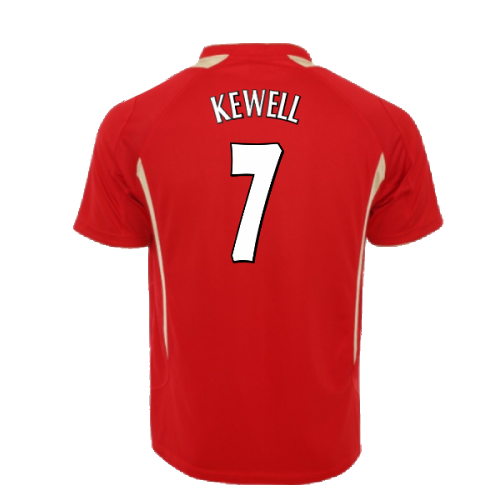 Liverpool 2005-06 Retro European Home Shirt (L) (Kewell 7) (Excellent)_1