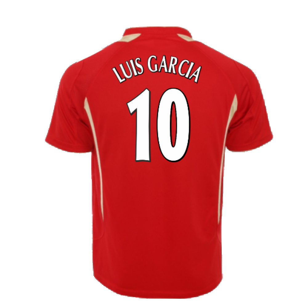 Liverpool 2005-06 Retro European Home Shirt (L) (Luis Garcia 10) (Excellent)_1