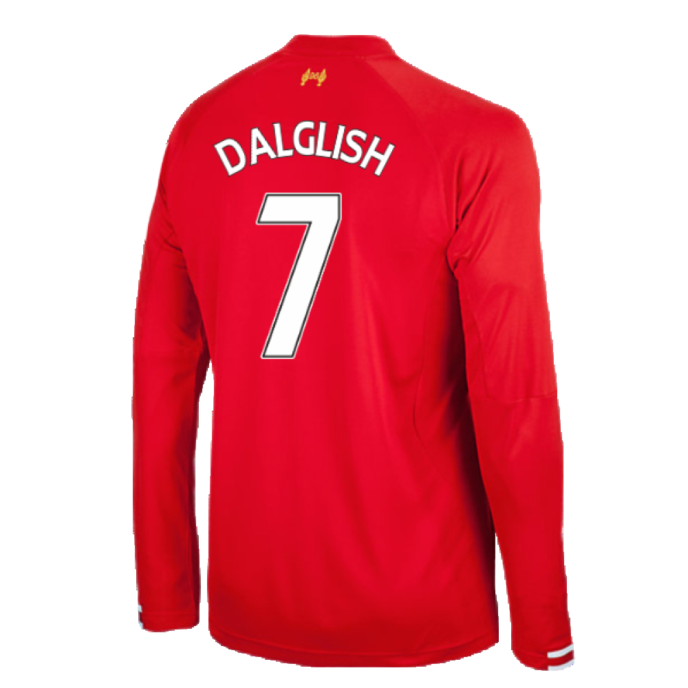 Liverpool 2013-14 Home Long Sleeve Shirt (XL) (Excellent) (DALGLISH 7)_1